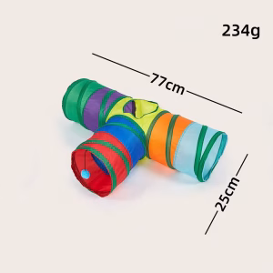 Indoor Tunnel Collapsible Easy Storage Interactive Cat Toy (Type C)