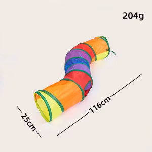 Indoor Tunnel Collapsible Easy Storage Interactive Cat Toy (Type D)