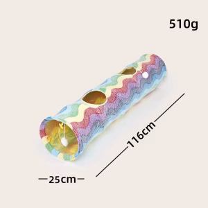 Indoor Tunnel Collapsible Easy Storage Interactive Cat Toy (Type E)