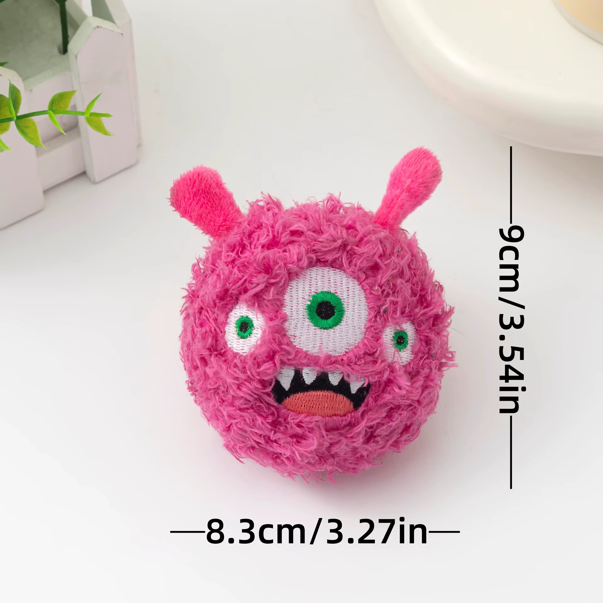 Cute Monster Pet Toy with Built-In Ball – Fun Sound Play for Cats & Dogs - Image 3